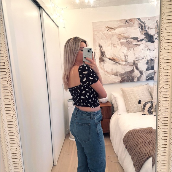 Wilfred Navy/White Patterned Top - Picture 5 of 7